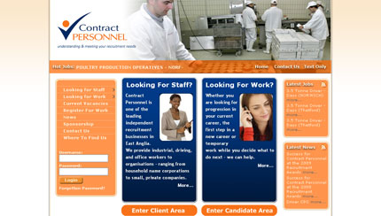 Contract Personnel Homepage