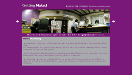 Naked Marketing Homepage