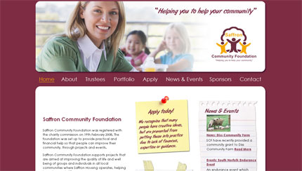 Saffron Community Foundation Homepage