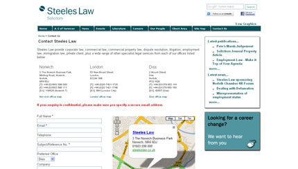 Steeles Law Contact Page