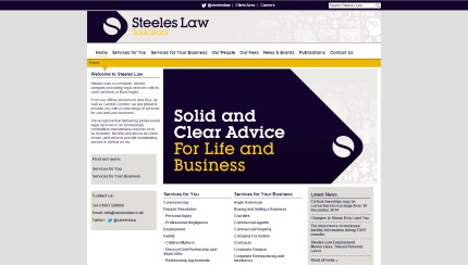Steeles Law Homepage