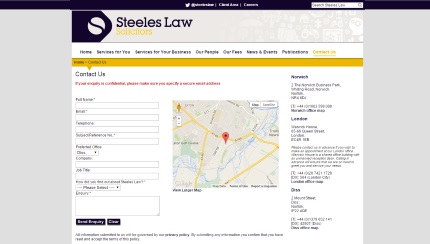 Steeles Law Contact Page